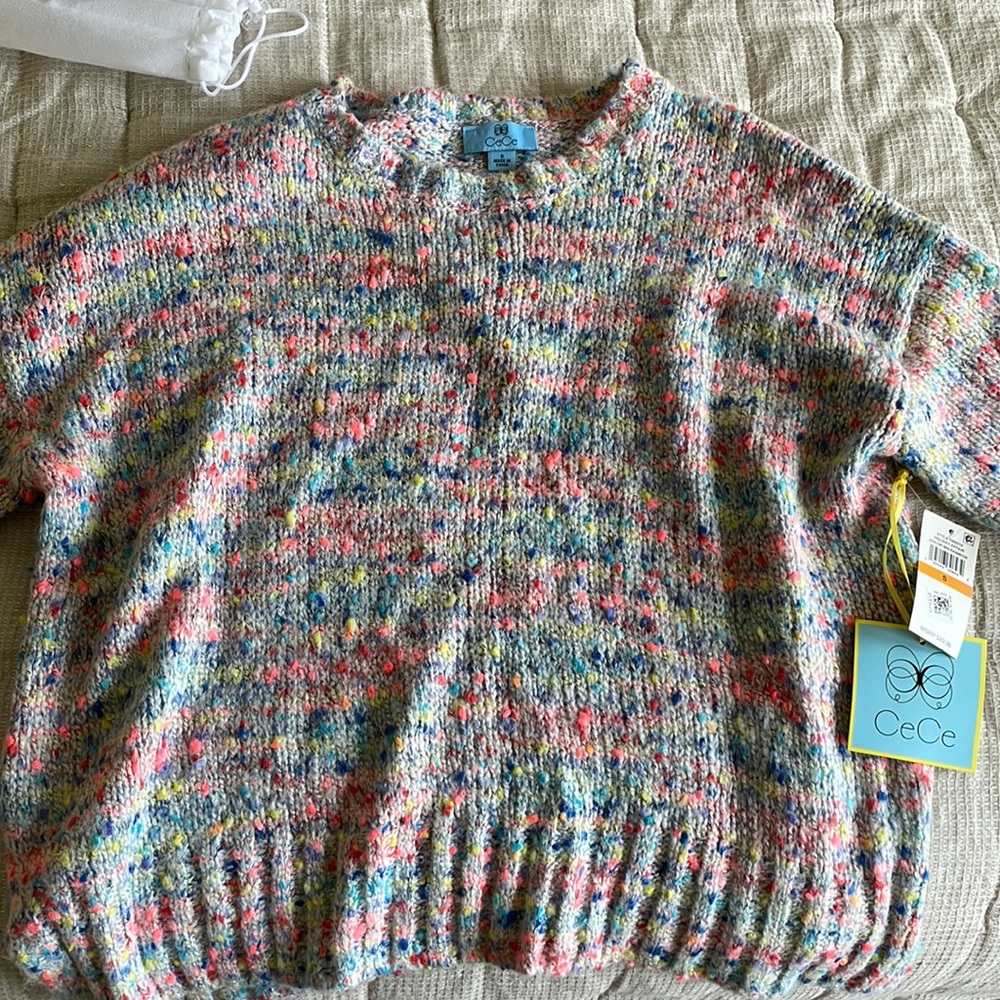 Colorful light sweater